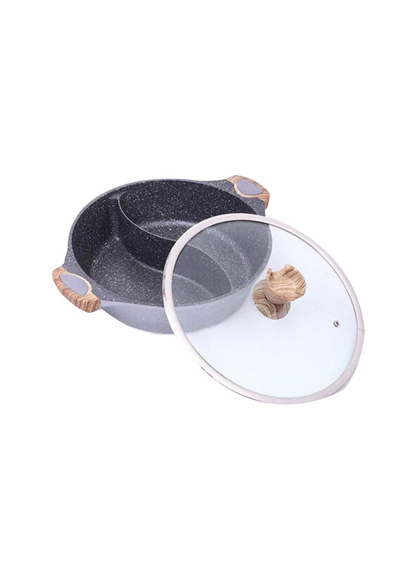 

Highkas Mandarin Duck Pot Kitchen Casserole, 33 x 29.2 x 11.2 cm, Grey