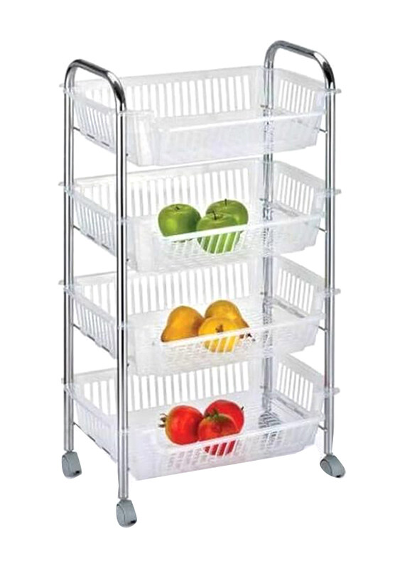 

Generic Proff Metal Storage Baskets Set, Silver