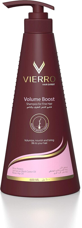 VIERRO Volume Boost Rice Protein Jamaican Black Castor Oil Shampoo 600ml