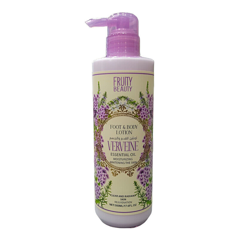 

FRUITY BEAUTY Verveine Essential Oil An Moisturizing Whitening Food & Body Lotion 500ml