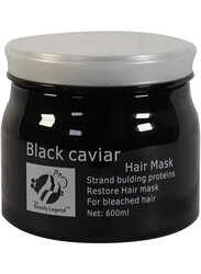 Black Caviar Hair Mask 600ml Intensive Care for Black Hair Enriched with Caviar Extract for Deep Nourishment and Strength Revitalizing Treatment for Lustrous, Healthy Hair