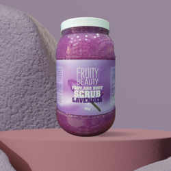 Fruity Beauty Foot & Body Scrub Lavender Extra Softness And Silky Touch 5kg