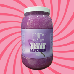 Fruity Beauty Foot & Body Scrub Lavender Extra Softness And Silky Touch 5kg