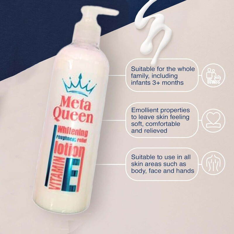 Meta Queen Vitamin E Whitening Roughness Relief Lotion, 500ml