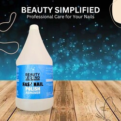 Beauty Legend Fast Nail Polish Remover with Milk, 3.78 Liters