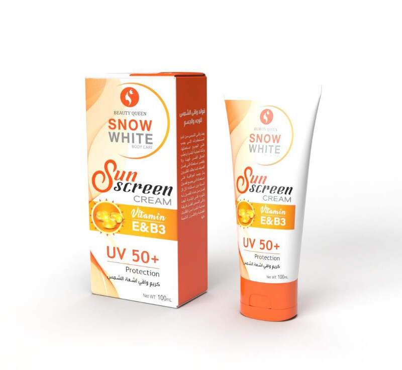 BEAUTY QUEEN VITAMIN -E&B3 UV50+PROTECTION SUNSCREEN CREAM 100ML