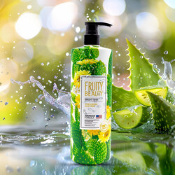 Fruity Beauty Go fresh Soothing Sunset Radiance: Aloe Vera Brightening Effect Shower gel 1000ml