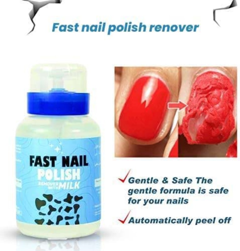 Beauty Legend Fast Nail Polish Remover with Milk, 2.78ml