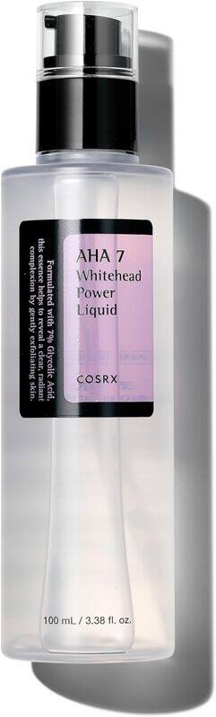 

COSRX AHA 7 Whitehead Power Liquid, 3.38 fl.oz / 100ml, Whitehead Remover, Glycolic Acid 7%, AHA Exfoliant, Pore Minimizer, Korean Skin Care, Animal T