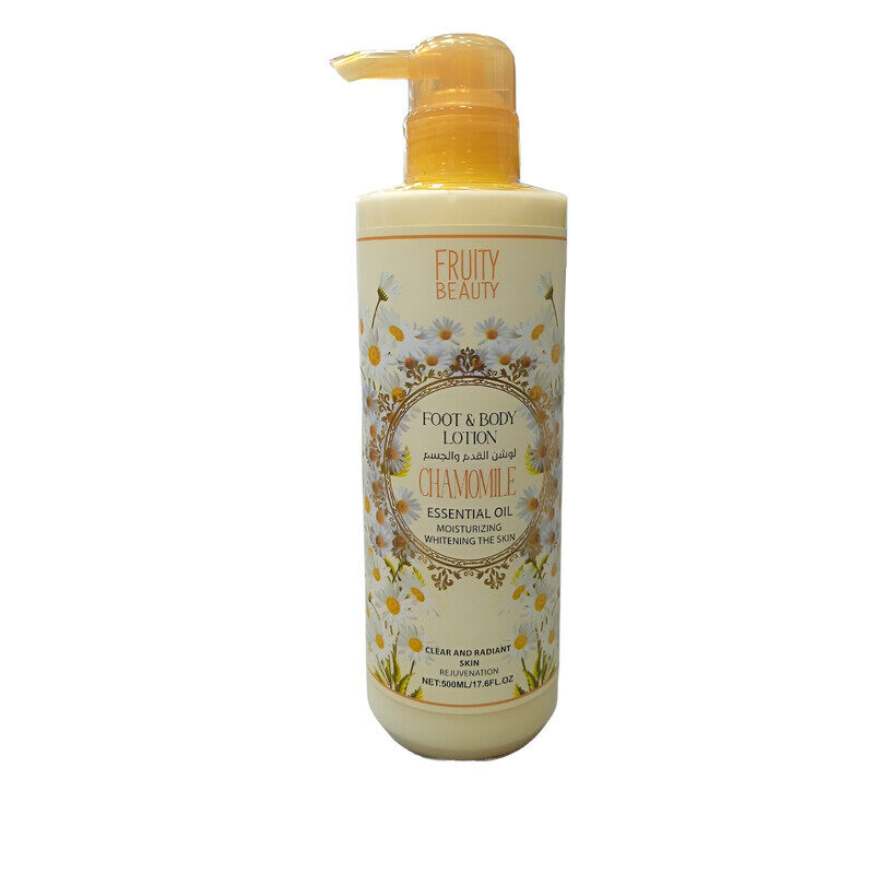 

FRUITY BEAUTY Chamomile Essential Oil An Moisturizing Whitening Food & Body Lotion 500ml