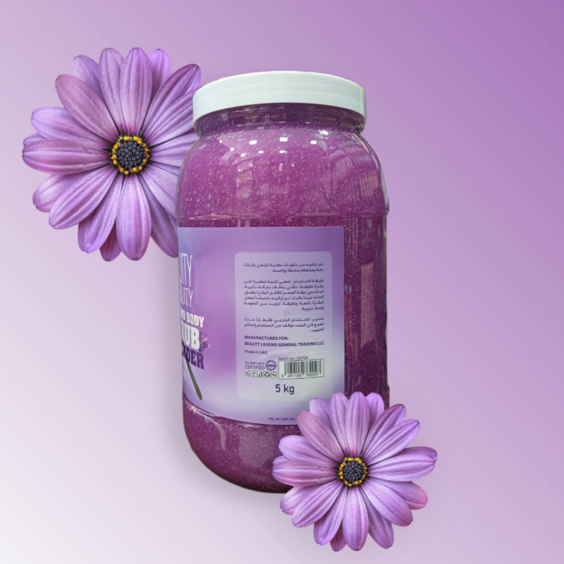 Fruity Beauty Foot & Body Scrub Lavender Extra Softness And Silky Touch 5kg