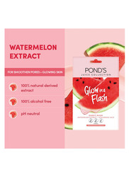 Ponds Juice Collection Glow Watermelon Extract an Hyaluronic Acid  Sheet Mask 20g