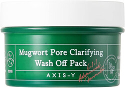 AXIS-Y Mugwort Pore Clarifying Wash Off Pack Exfoliating Pore Reduction  Acne, blackhead, oily skin care Clay Mud Mask Korean Skincare 100ml