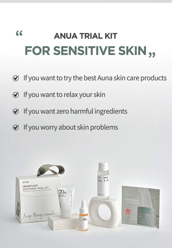 Anua  Heartleaf Soothing Trial Kit