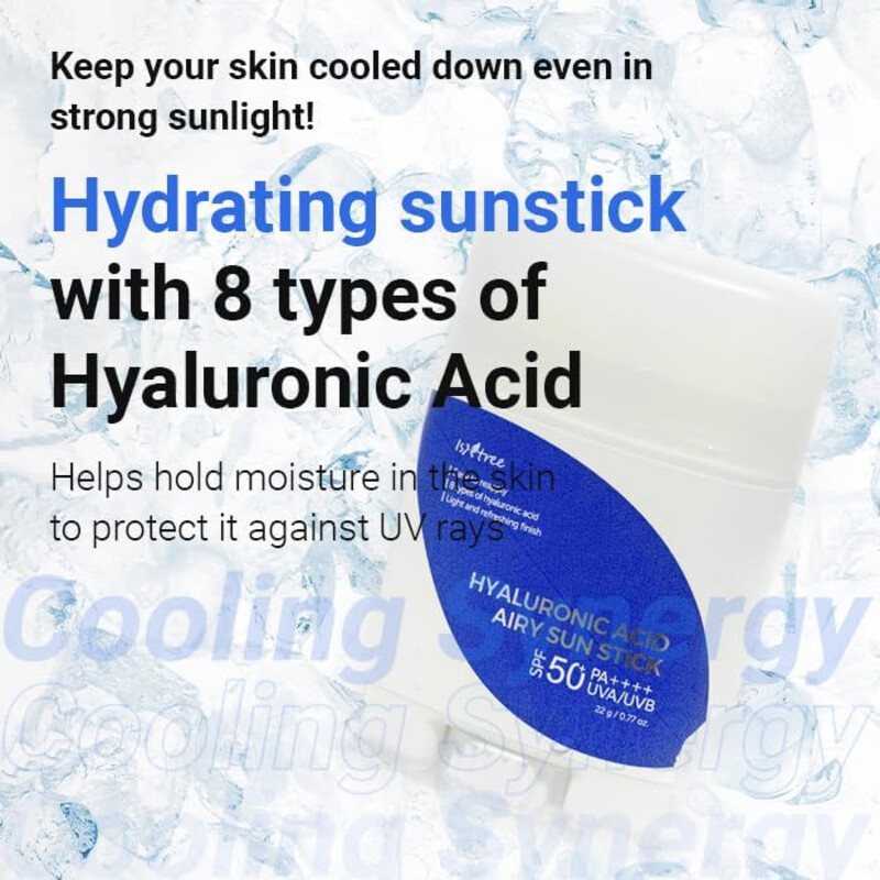 ISNTREE Hyaluronic Acid Airy SPF 50+ Sun Stick 22g