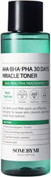 Some By Mi AHA-BHA-PHA 30 Days Miracle Face Toner For Brightening, Exfoliating, Moisturizing, Rejuvenating, Whitening Face  150Ml