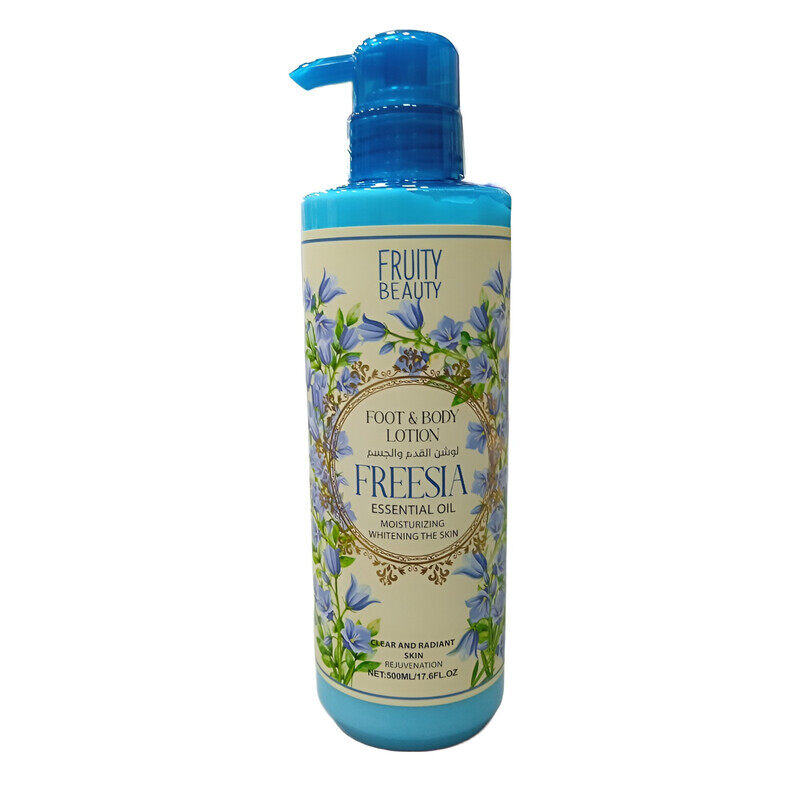 

FRUITY BEAUTY Freesia Essential Oil An Moisturizing Whitening Food & Body Lotion 500ml