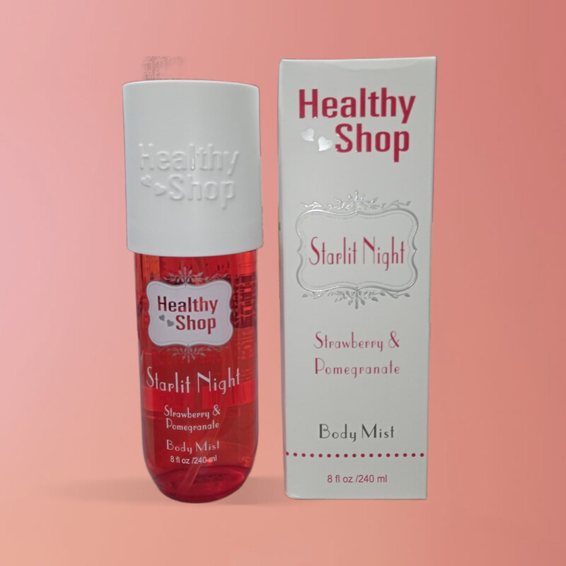 Healthy Shop Starlit Night,Strawberry & Pomegranate Body Mist 240ml