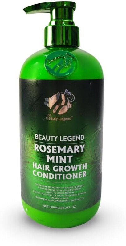 

Beauty Legend Organics Rosemary Mint Strengthening Conditioner for Women with Hair Loss and Thinning Hair - Hair Growth with Biotin and Coconut Oil -