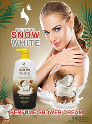 BEAUTY QUEEN Snow White Coconut Extract Perfume Shower Cream 857g