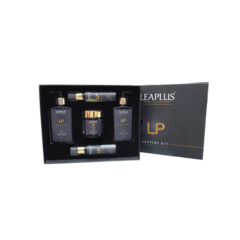 LEAPLUS Hair Solution Premium Gold Caviar 5 Pice  Kit