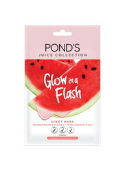 Ponds Juice Collection Glow Watermelon Extract an Hyaluronic Acid  Sheet Mask 20g