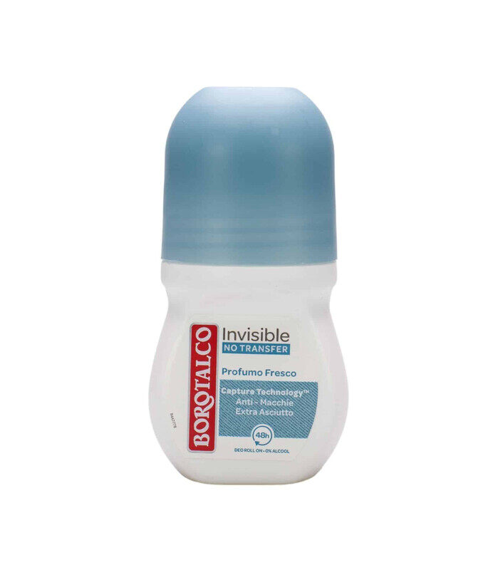 

Borotalco Active Invisible Profumo Fresco 48H Deodorant Roll-On Alcohol Free 50 ml 1.69 oz