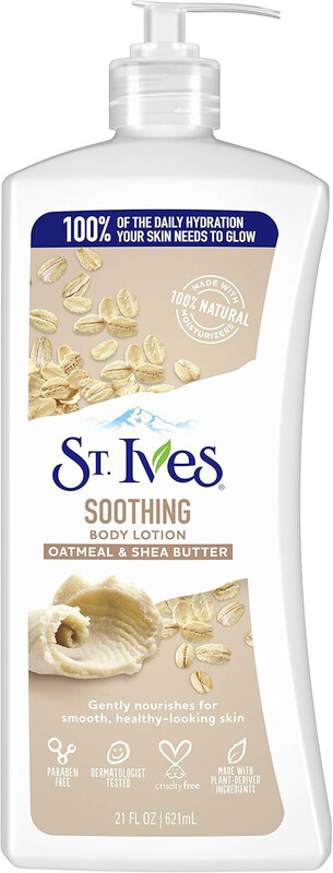 

Klairs ST. Ives Body Lotion, Soothing, Oatmeal & Shea Butter, 21fl. oz (621ml)