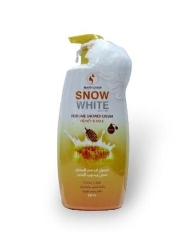 BEAUTY QUEEN Snow White Honey an Milk Perfume Shower Cream 857g