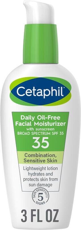 

Cetaphil daily oil free facial moisturizer SPF35 3oz