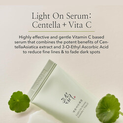 Beauty of Joseon Light On Serum: Centella +Vitamin C based serum Brightening, Moisturizing, Reduce 30ml