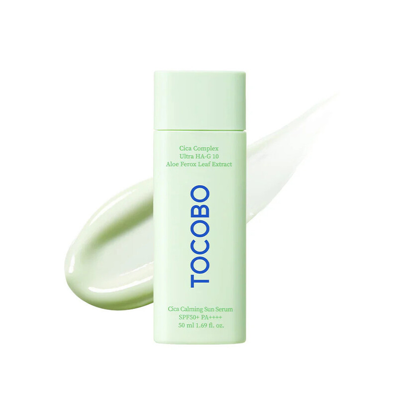 TOCOBO Aloe Ferox Leaf Extract Cica Calming Spf50+ PA++++  Sun Serum 50ml