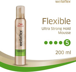 Wella Wellaflex Curls & Waves Strong Hold Mousse - 200ml