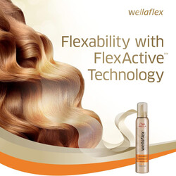 Wella Wellaflex Curls & Waves Strong Hold Mousse - 200ml