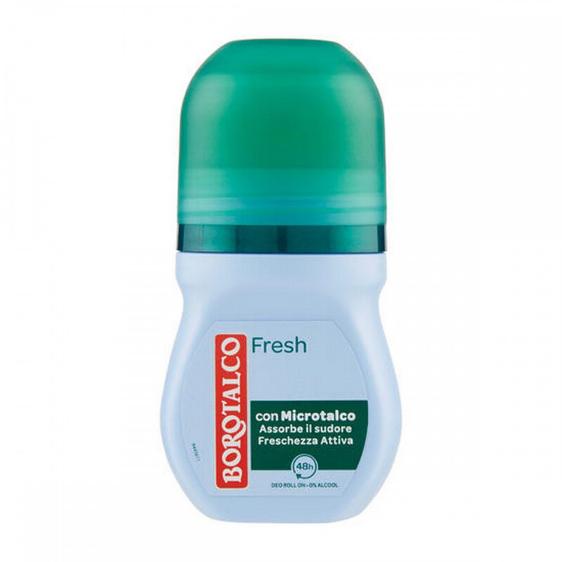 Borotalco Active Fresh Deodorant Roll-On 48H Alcohol Free 50 ml 1.69 oz