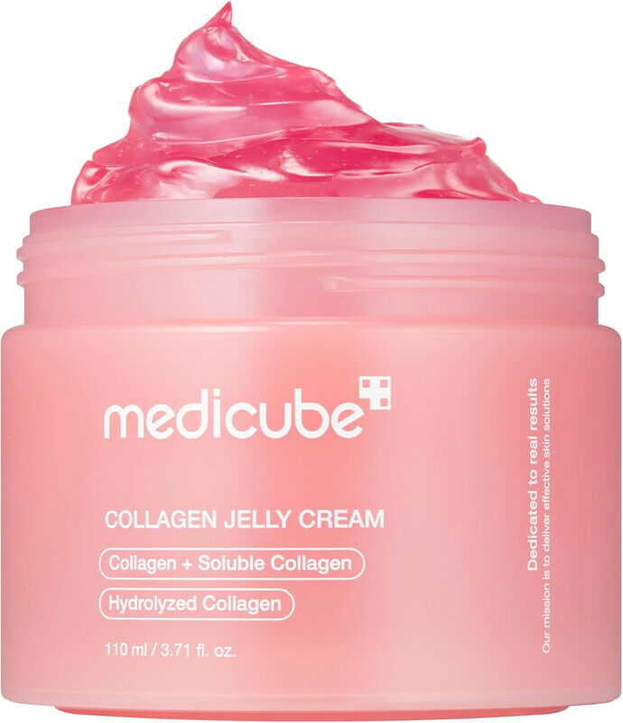 

Medicube Collagen Jelly Cream- Niacinamide & Freeze-Dried Hydrolyzed Collagen - Boosts skin's barrier hydration and gives 24h Glow & Lifted Look - No