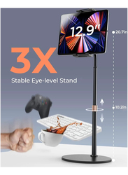 Lisen Universal Adjustable Tablet Stand for Desk, Black
