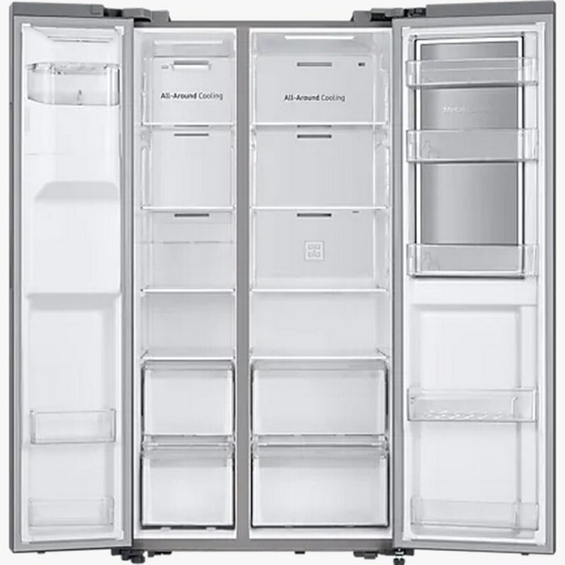 Samsung 628 Liter Side by Side Refrigerator with Water Dispenser Silver