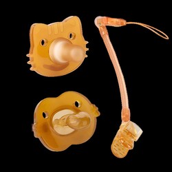 Soft Silicone Baby Pacifier Flat Head