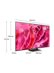 Samsung 55-Inch Flat 4K OLED OLED Smart TV, QA55S90CAUXZN, Black