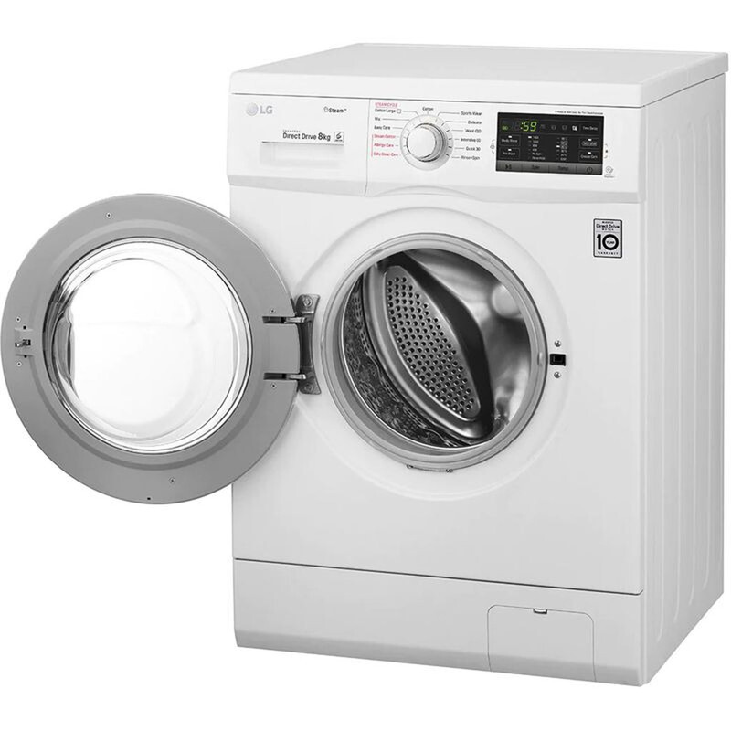 Front Load Washing Machine 8Kg FH4G7TDYO White