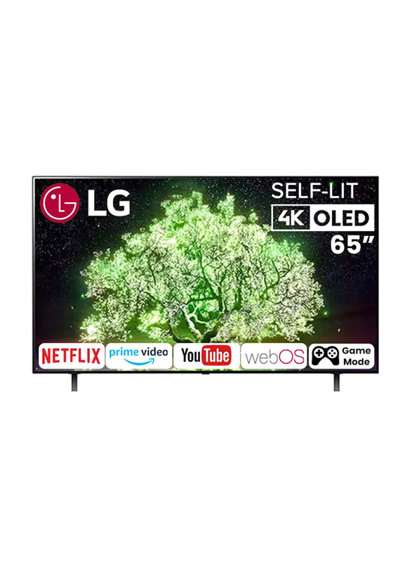 LG A1 Series 65-Inch 4K UHD OLED Smart TV OLED65A1PVA AMAG Black