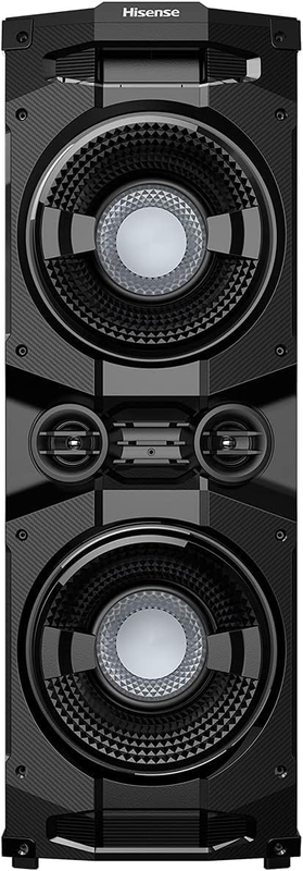 

Hisense Party Speaker with 400W Output, 200W Woofer, LED Lights, Karaoke Mode & Bluetooth Multi-Connection - HP130