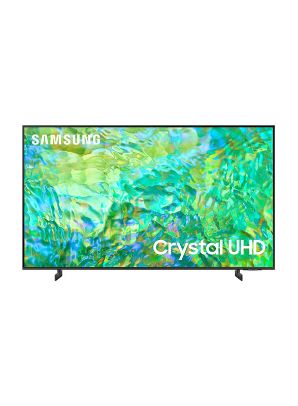 Samsung 85-Inch Flat 4K UHD Crystal Smart LED TV, 85CU8000, Grey