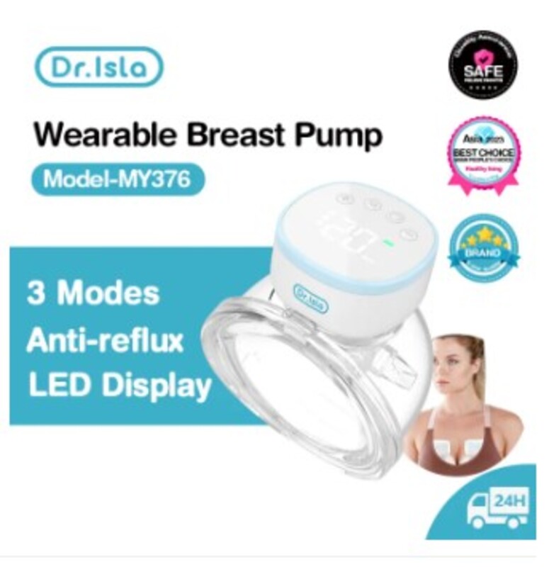 Electric Wearable Breast Pump Pink