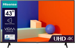 Hisense 43 inch 4K UHD Smart DLED TV - A6K Series