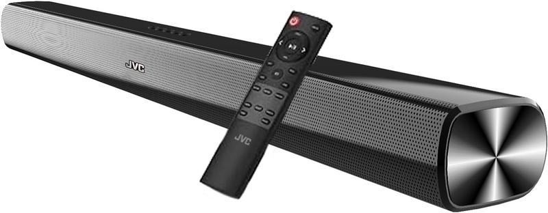 

Jvc 2-Channel Soundbar with 3D Immersive Sound, HDMI (ARC), Bluetooth, USB, 30W Output, and Multiple Connectivity Options, Sleek Design, Black - TH-N322B