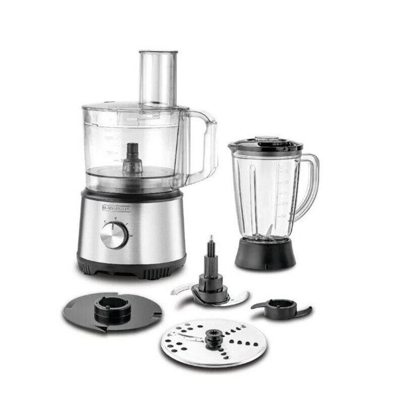 

Black+Decker Food Processor 800 watts - 24 functions -FX825 800 W FX825 silver