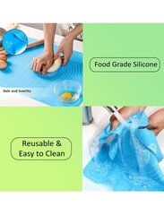 HEXAR Silicone Baking Mat for Rolling Pastry Dough, 65cm x 45cm Food Grade Silicone Non-stick and Non-Slip Sheet Baking Supplies for Bake Pizza Cake, Multicolor