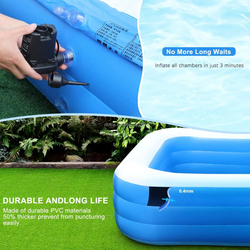 Hexar Inflatable Swimming Pool, Blue